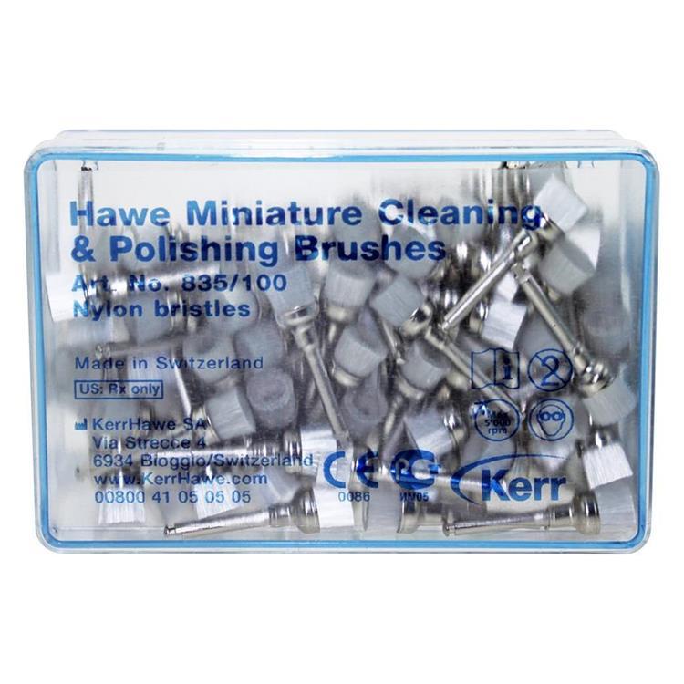Щеточка Hawe Miniature полировочная нейлоновая 100шт 835/100** купить