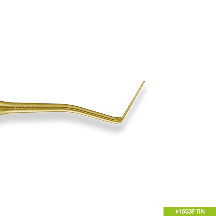 Картинка Гладилка малая двусторонняя ручка O10mm покрытие Gold 2 из 5 